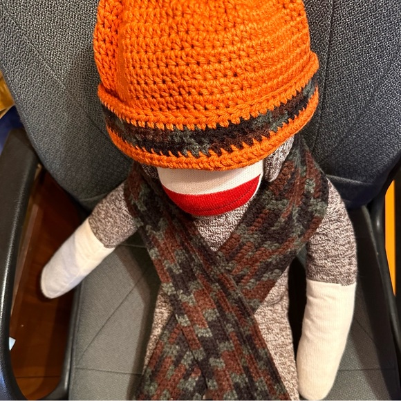 NWT Hand Crocheted Scarf & Matching Beanies (set of 3) - Picture 5 of 6